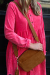 Coral Curdoroy Dress