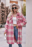 Long Pink Shacket