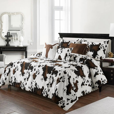 Cow Comforter Set