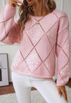 Light Pink Sequin Sweater