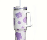 Rhinestone Cow Tumbler (2 Colors)