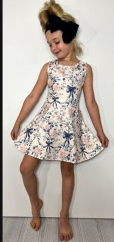 Coquette Bow Athleisure Dress
