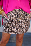 Leopard Skort