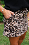 Leopard Skort