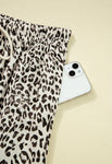 Leopard Drawstring Pants