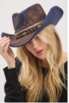Brushed Blue Cowboy Hat
