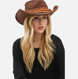 Brown Brushed Cowboy Hat