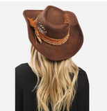 Brown Brushed Cowboy Hat
