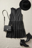 Black Pleather Dress