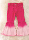 Pink Tie Dye Denim