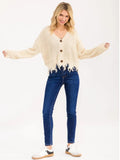 Freyed Knit Cardigan