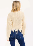 Freyed Knit Cardigan