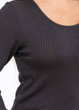 Plus size ribbed Tee