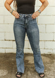 Rhinestone Front Denim
