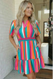 Multicolor Stripe Dress