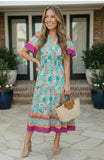Boho Floral Dress