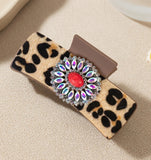 Claw Clips Leopard Hide