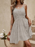 Floral V-Neck Mini Cami Dress