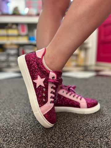 Pink Star Sneakers