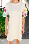 Crochet Sleeve Dress