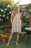 Floral Embroidered Sleeveless Dress