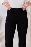 Judy Blue Full Size Rhinestone Embellishment Slim Jeans