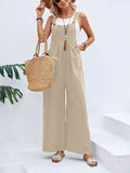 Full Size Wide Leg Overalls with Pockets