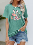 MAMA BUNNY Easter Graphic Short Sleeve Tee