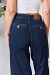 Judy Blue Full Size High Waist Cropped Wide Leg Jeans