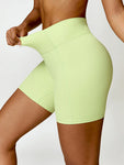 High Waist Active Shorts